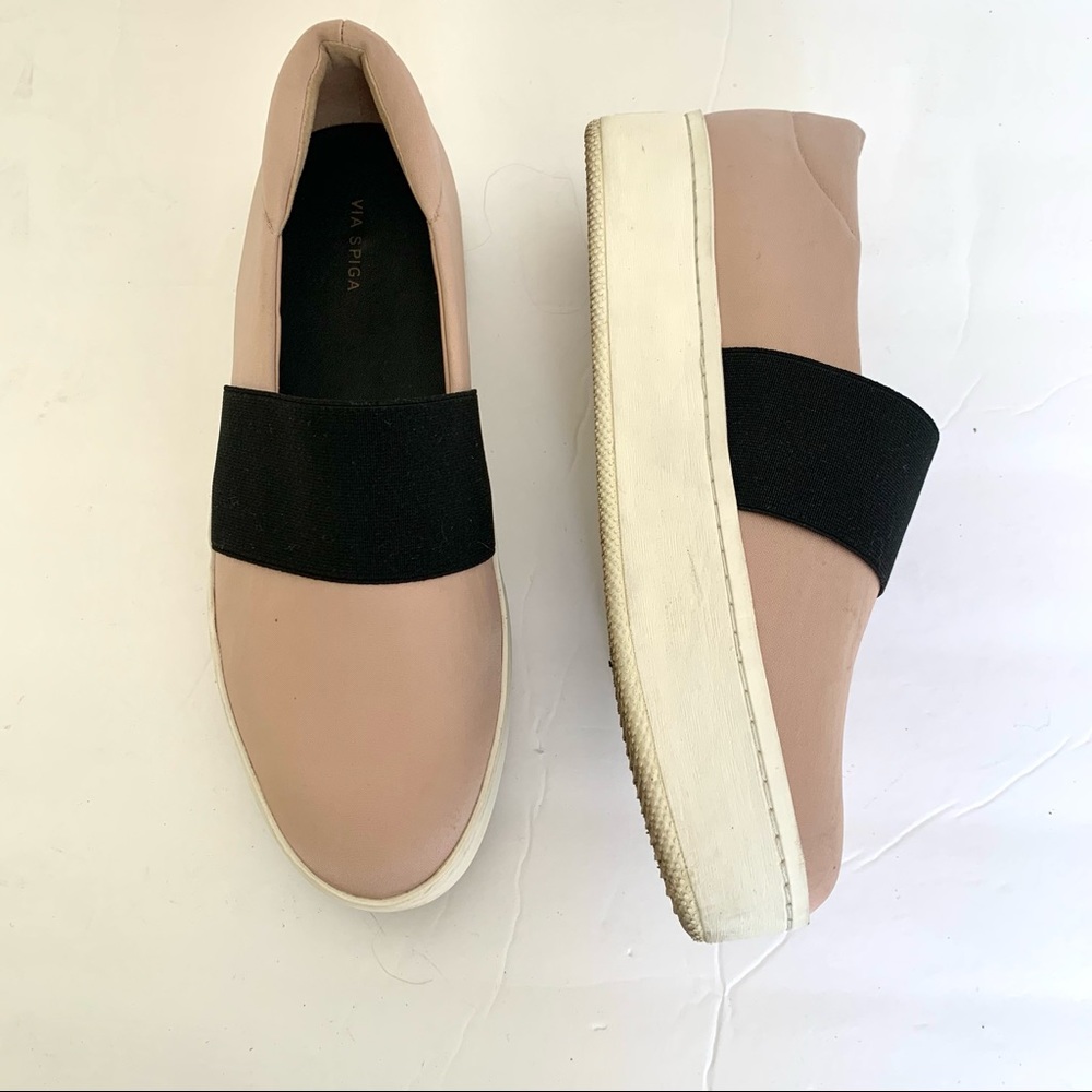 VIA SPIGA Women Wedge Shoe Size 7.5 Pink